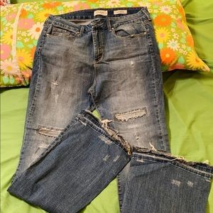 Jessica Simpson Uptown Slim distressed jeans